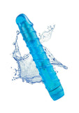 Vibrador Aqua Crystal de Juicy Jewels resistente al agua, color azul