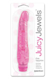 Juicy Jewels Pink Sapphire Vibrator Waterproof Pink