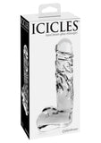 Icicles No 40 Dildo Glass Clear