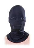 Fetish Fantasy Black Zipper Face Hood