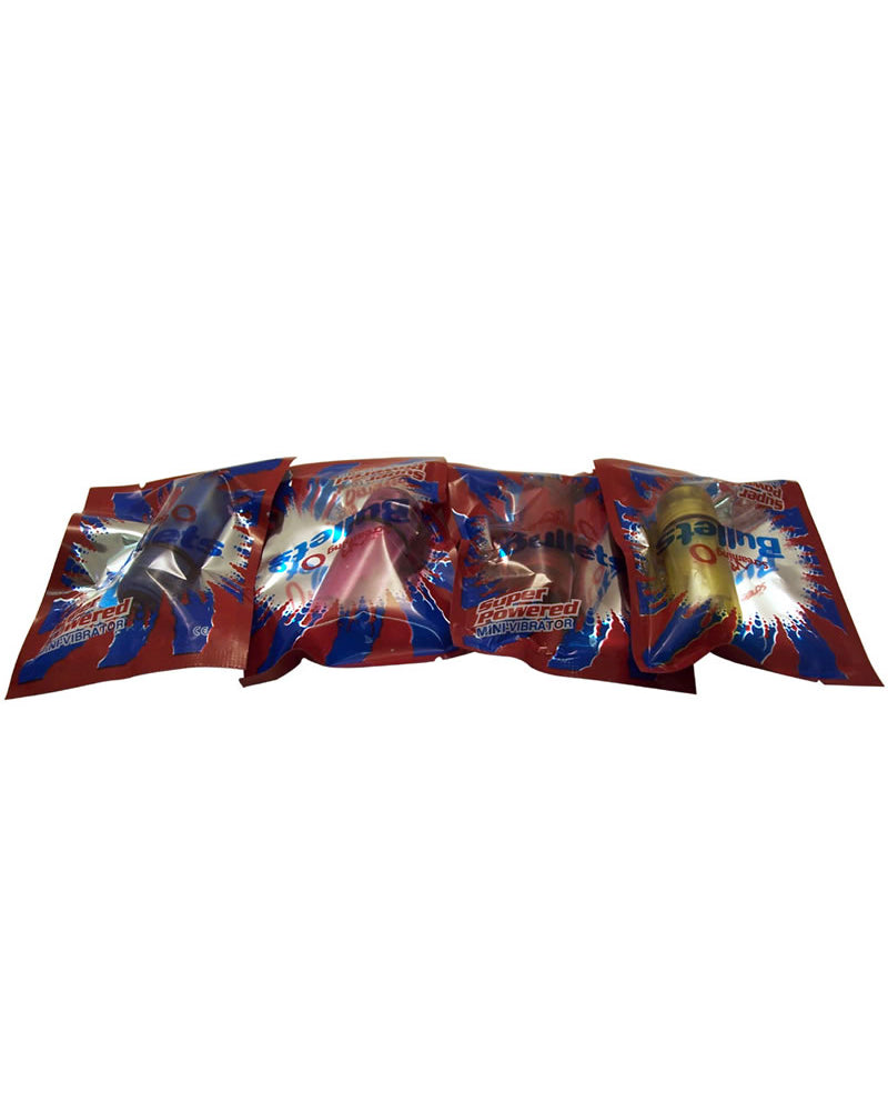 Balas Screaming O Bullets resistentes al agua, colores surtidos, 40 unidades, en recipiente para dulces