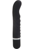 Chrisma Swirly Velvet Cote Massager Waterproof - Black