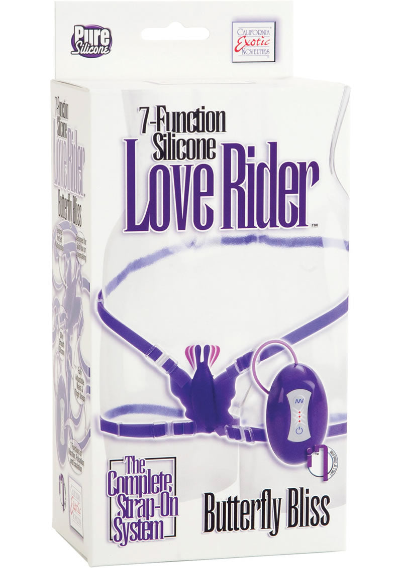 Silicone Love Ride Butterfly Vibe - Purple