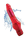 Vibrador Cherry Shimmer de Juicy Jewels resistente al agua en color rojo