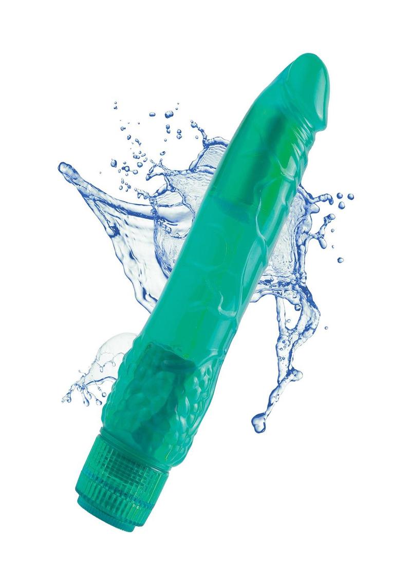 Juicy Jewels Turquoise Twinkler Vibrator Waterproof Green