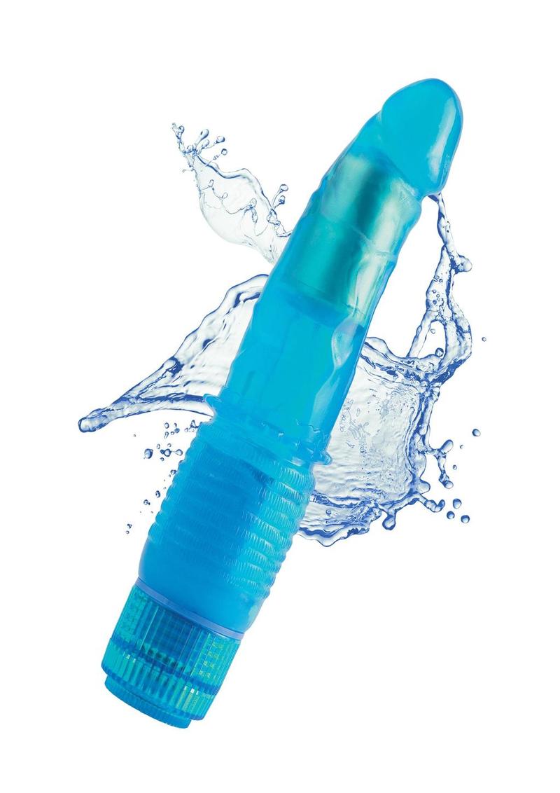 Vibrador para orgasmos Opal de Juicy Jewels resistente al agua, color azul