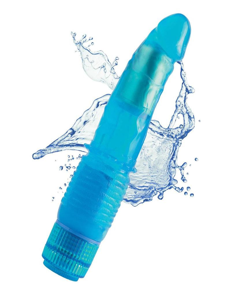 Vibrador para orgasmos Opal de Juicy Jewels resistente al agua, color azul