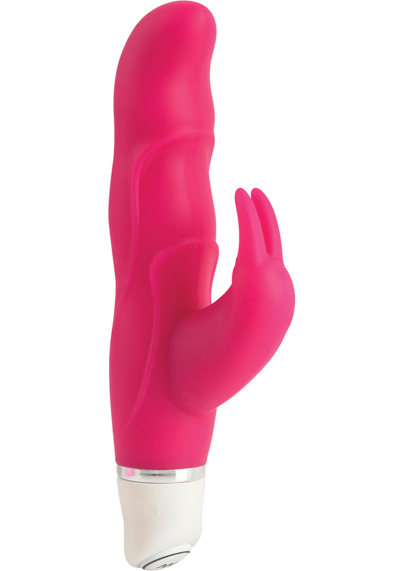 Vibrador conejo de silicona Le Reve rosa intenso