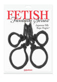 Fetish Fantasy Japanese Silk Rope Hogtie Black