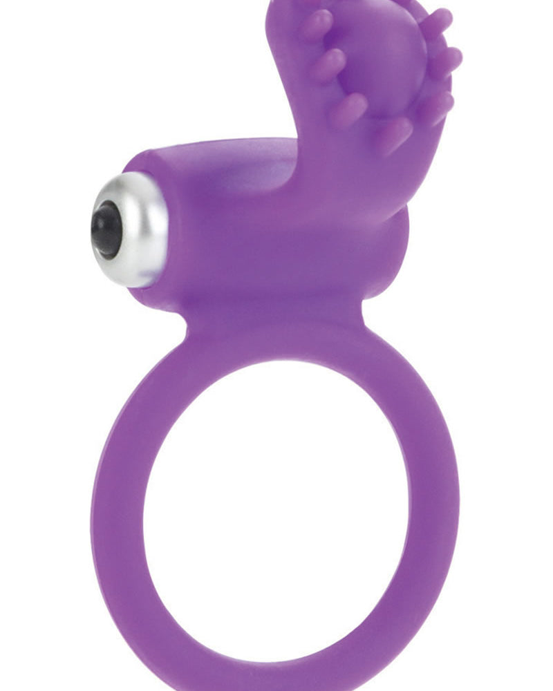 Body And Soul Infatuation Silicone Cockring Waterproof Purple 1.5 Inch Diameter