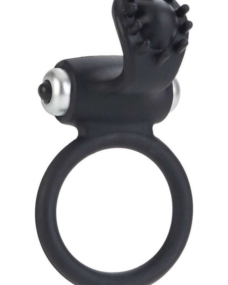 Body And Soul Infatuation Silicone Cockring Waterproof Black 1.5 Inch Diameter
