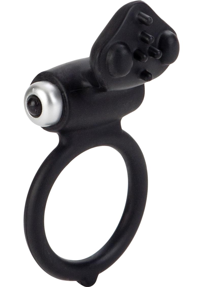 Body And Soul Affection Silicone Cockring Waterproof Black 1.5 Inch Diameter