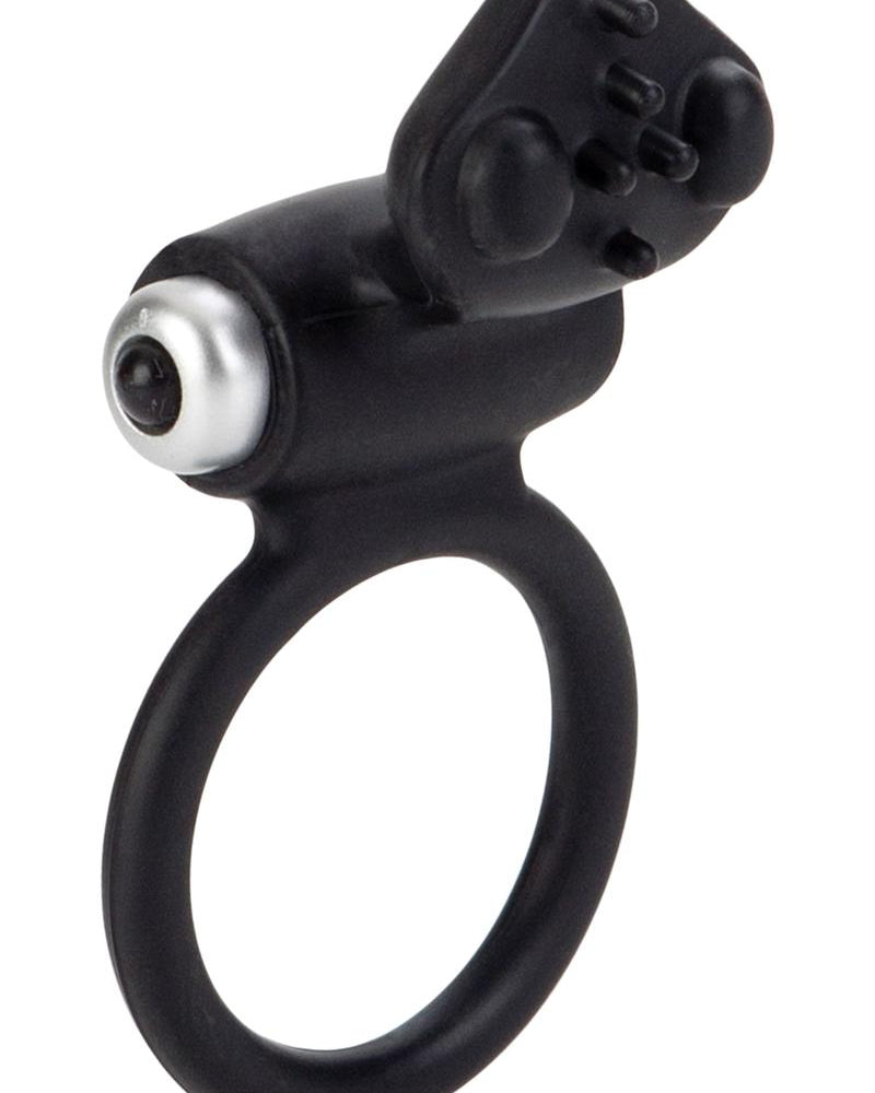 Body And Soul Affection Silicone Cockring Waterproof Black 1.5 Inch Diameter