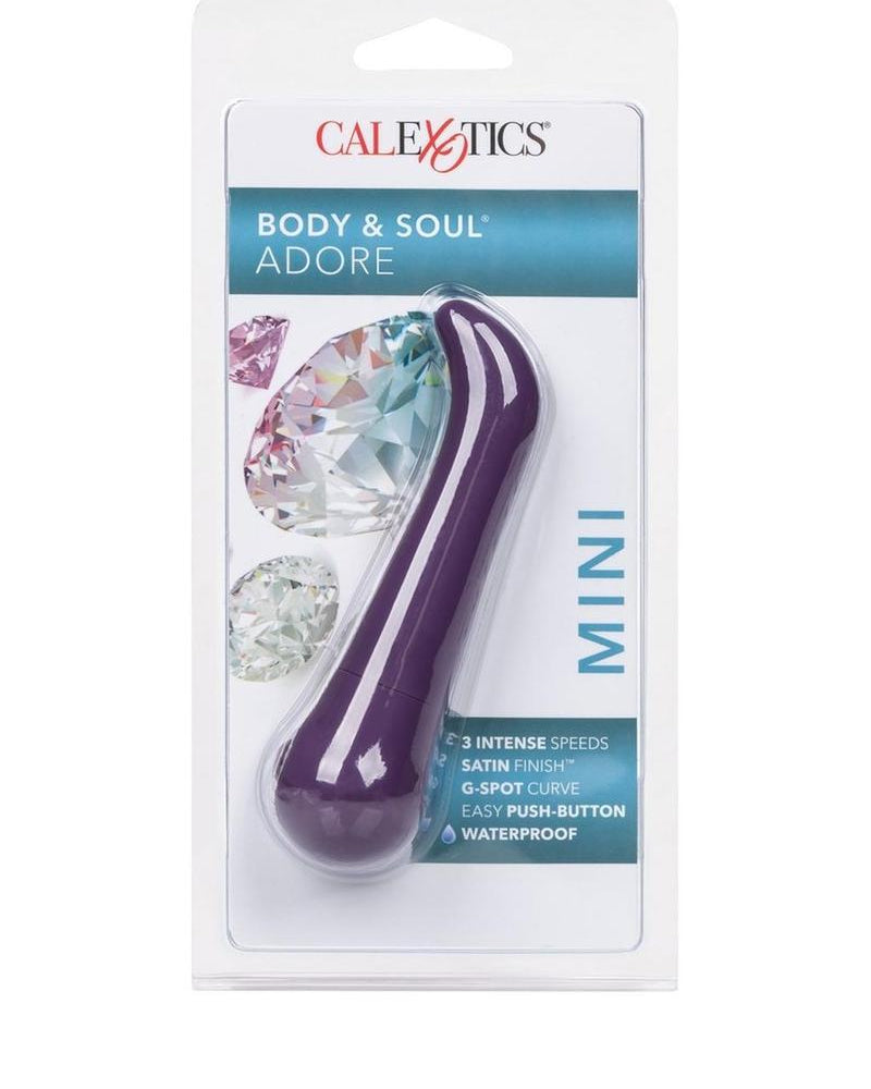 Vibrador Body and Soul Adore resistente al agua morado