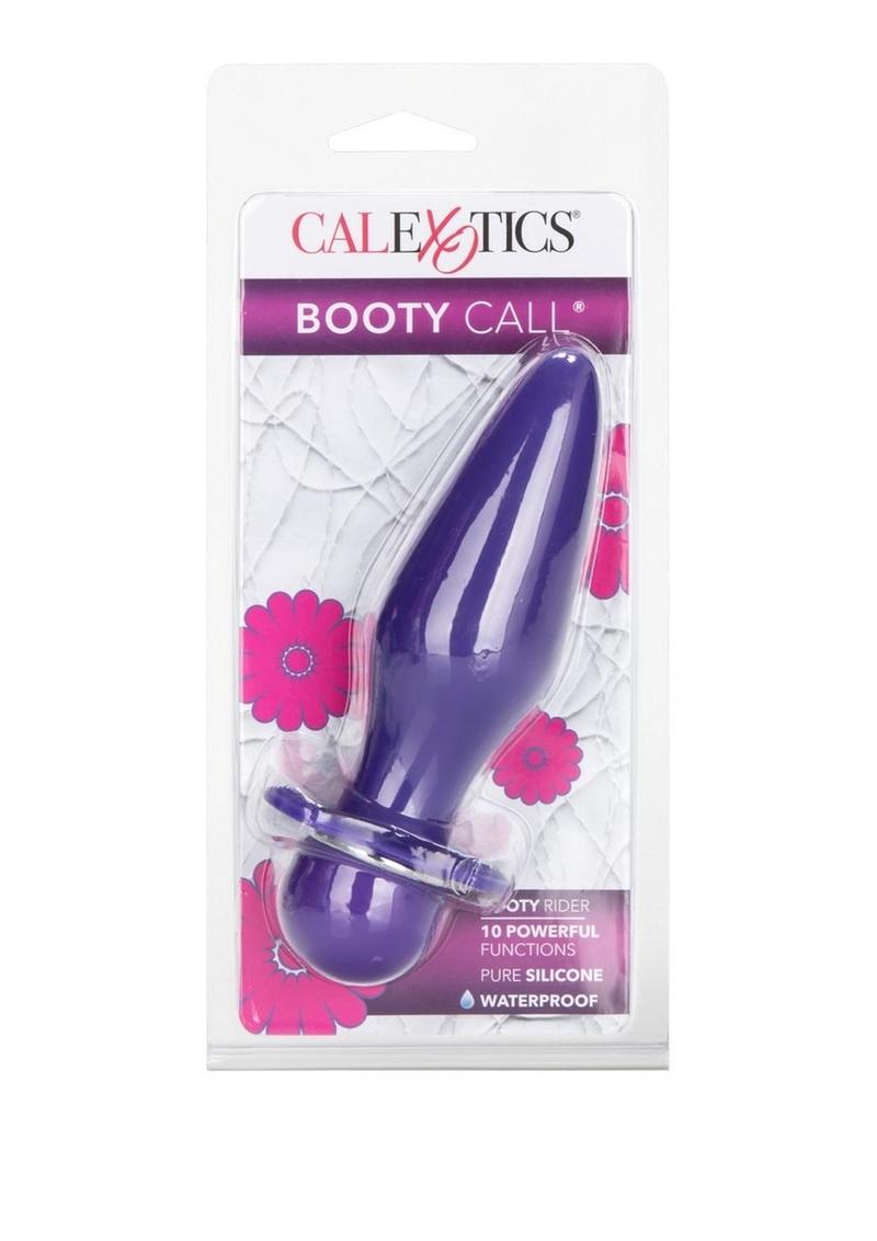 Booty Call Booty Rider Vibrating Silicone Anal Probe Waterproof Purple