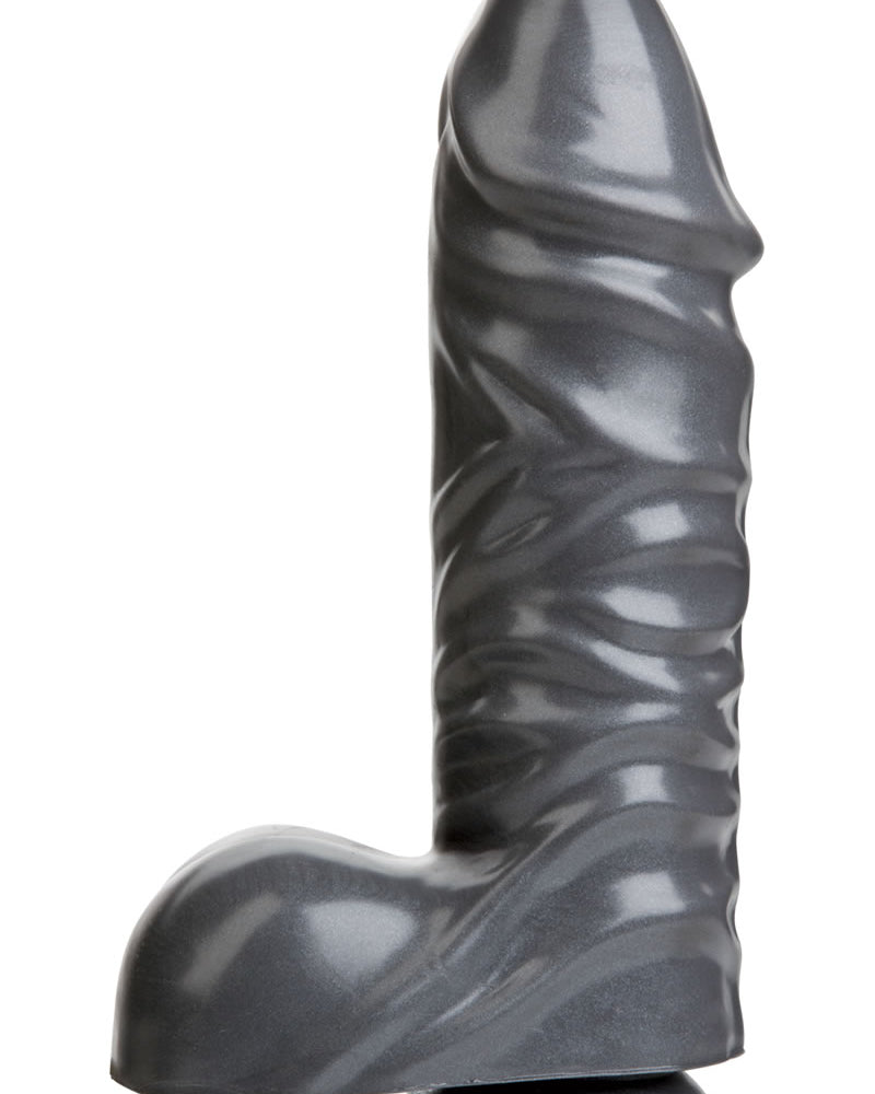 Consolador balístico American Bombshell gris de 10,8 pulgadas de largo y 10,03 pulgadas de circunferencia