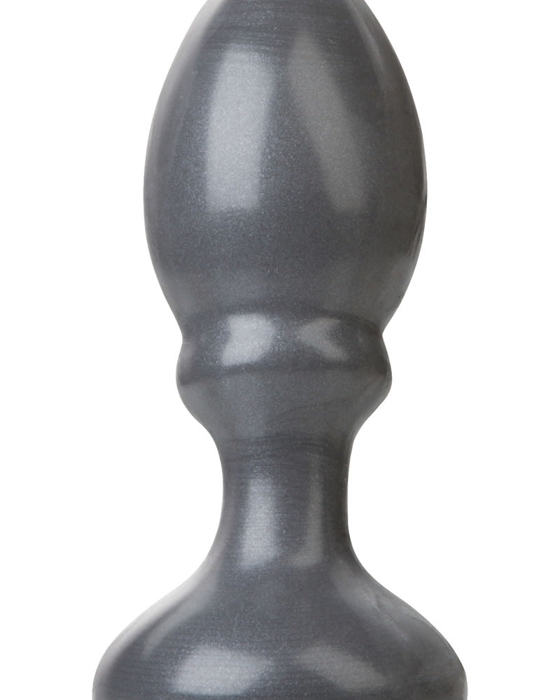 American Bombshell Little Boy Anal Plug Grey 6.25 Inch Long 6.90 Inch Girth