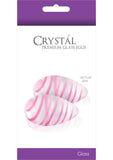 Crystal Premium Glass Eggs Clear 1.75 By 1 Inch