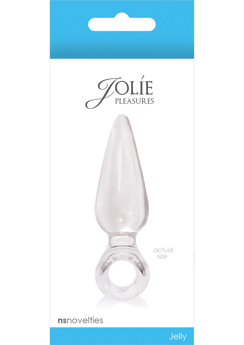 Mini tapón anal transparente Jellie de Jolie Pleasures de 2,25 pulgadas