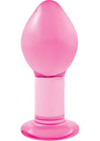 Tapón de cristal de primera calidad de color rosa de 4 pulgadas