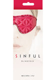 Sinful Vinyl Blindfold Pink