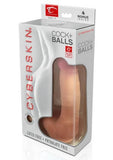 Cyberskin Cyber Cock With Balls 6 Inch Flesh
