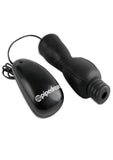 Fetish Fantasy Series Vibrating Head Teazer Wired Remote Control Black