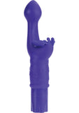 Vibrador de silicona con doble motor y mariposa Kiss, resistente al agua, morado