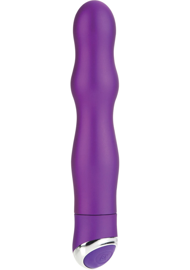 Masajeador Body and Soul Seduction con acabado satinado morado