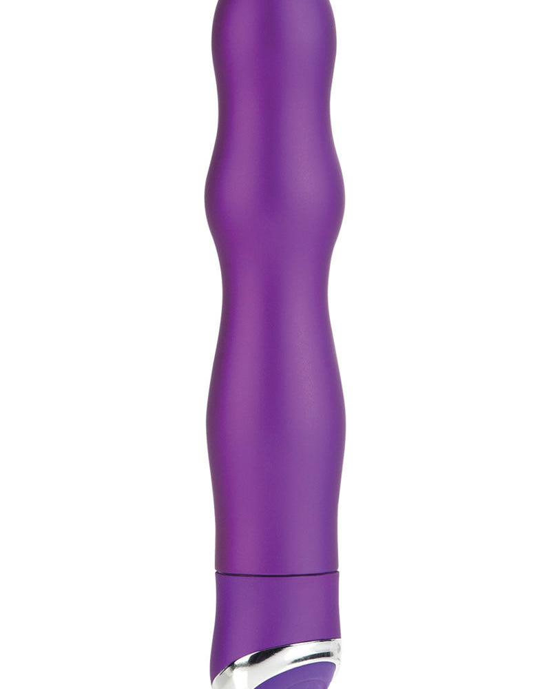 Masajeador Body and Soul Seduction con acabado satinado morado