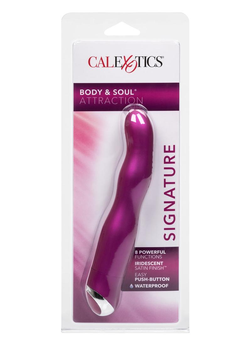 Masajeador Body and Soul Attraction con acabado satinado, color rosa