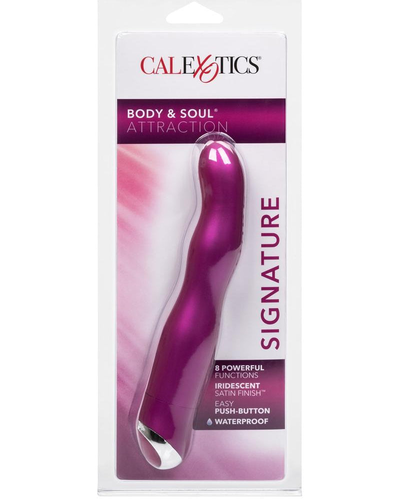 Masajeador Body and Soul Attraction con acabado satinado, color rosa