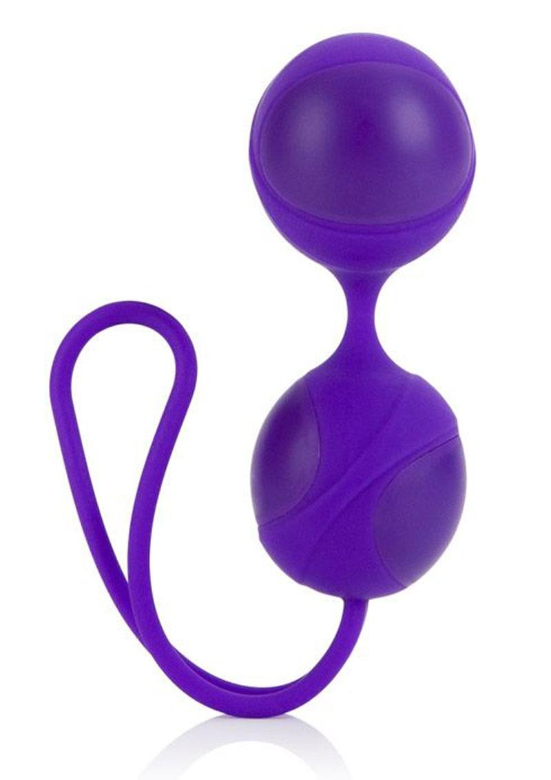 Bolas Kegel de silicona Body and Soul Entice de color morado