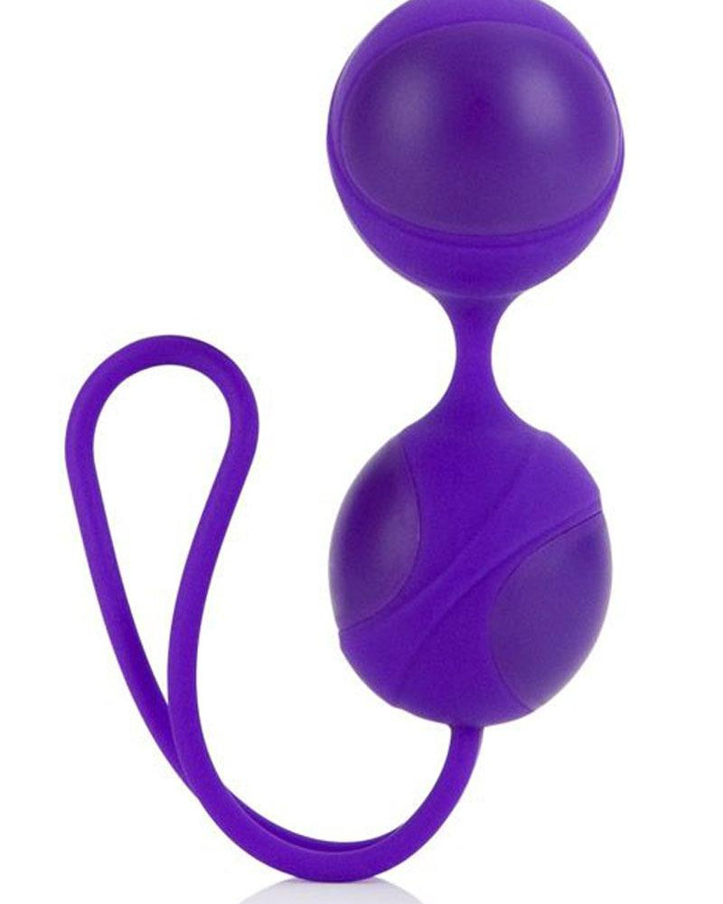 Bolas Kegel de silicona Body and Soul Entice de color morado