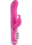 Vibrador de silicona Tantric Karma resistente al agua color rosa