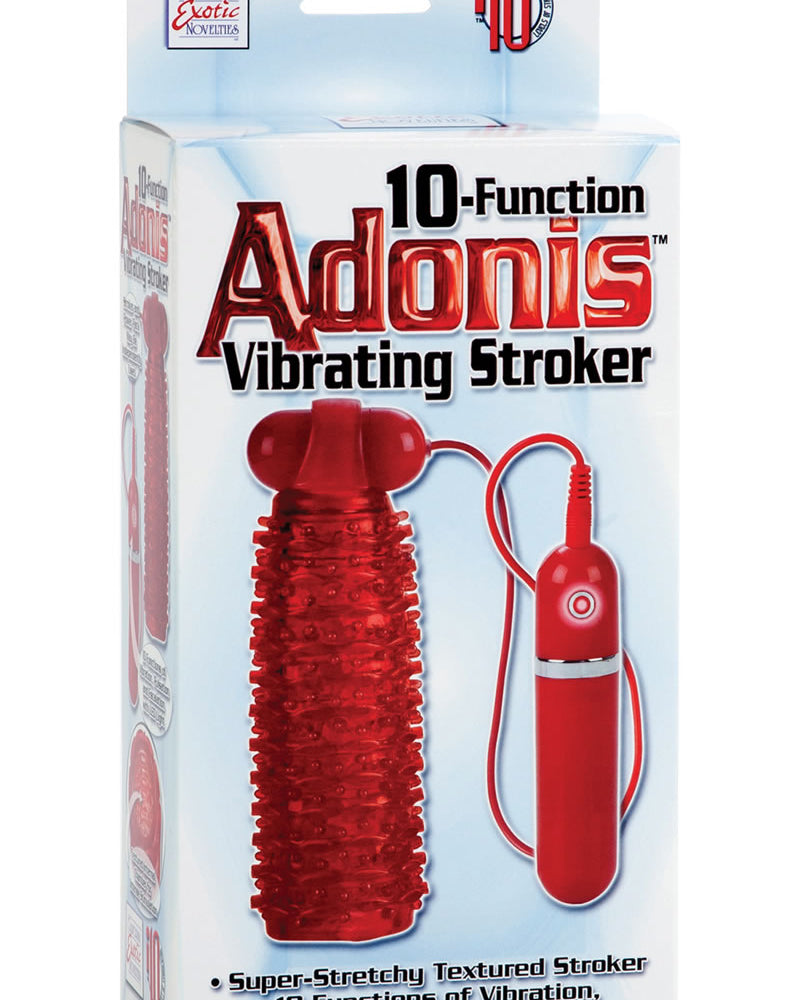 Adonis - Masturbador vibrador - Rojo