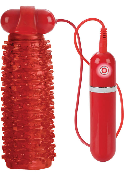 Adonis - Masturbador vibrador - Rojo