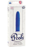Posh 10 Function Pocket Teaser Silicone Vibrator Waterproof Purple 3.75 Inch