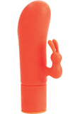 Posh 10 Function Pocket Pleaser Silicone Vibrator Waterproof Orange 4 Inch