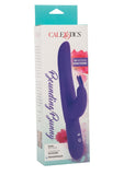 Vibrador de silicona con motor dual Bounding Bunny resistente al agua y morado