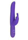 Vibrador de silicona con motor dual Bounding Bunny resistente al agua y morado