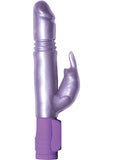 Vibrador de conejo Ultimate Deep Stroker de 10,75 pulgadas, color morado