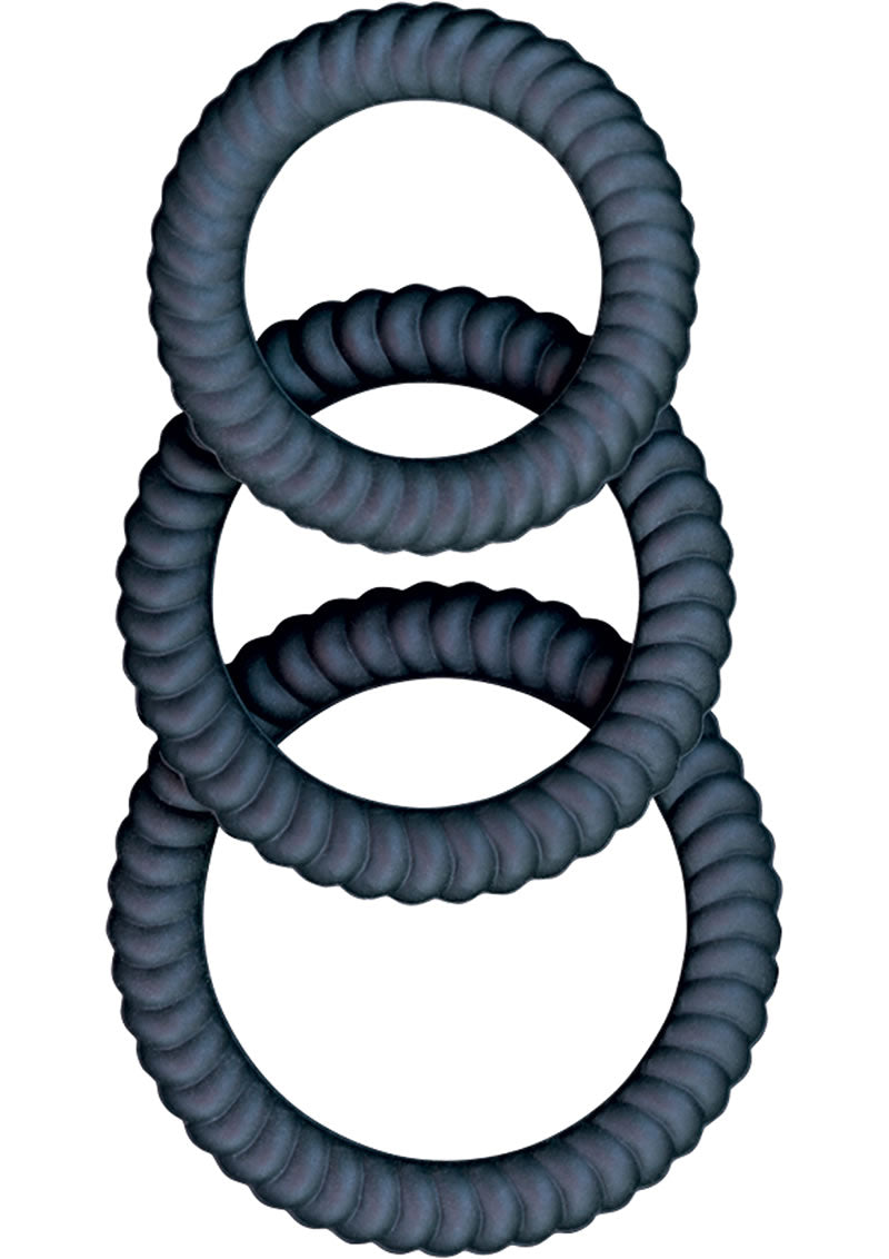 Ram Ultra Cocksweller Silicone Cock Rings Waterproof Black