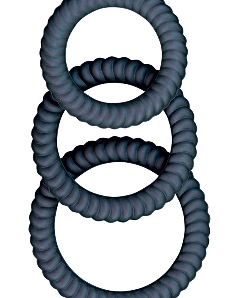 Ram Ultra Cocksweller Silicone Cock Rings Waterproof Black