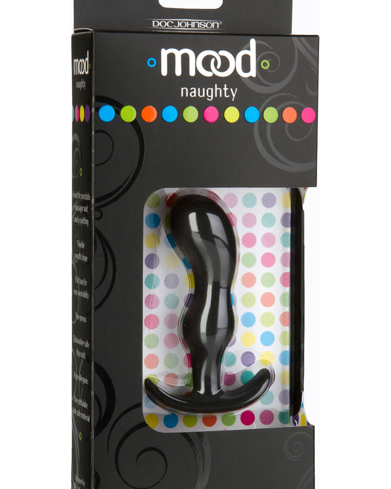 Mood Naughty 2 Silicone Anal Plug Small Black