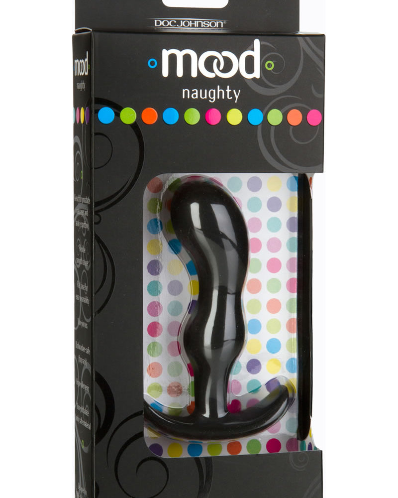 Mood Naughty 2 Silicone Anal Plug Medium Black