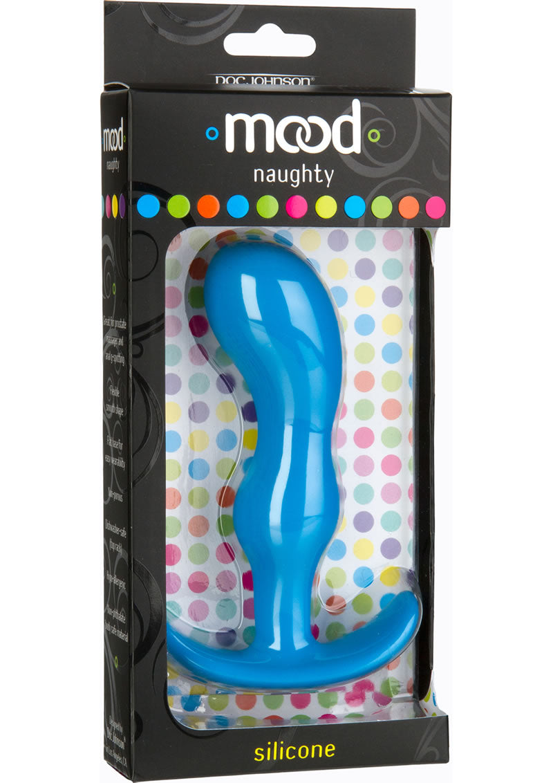 Plug anal de silicona Mood Naughty 2 grande azul