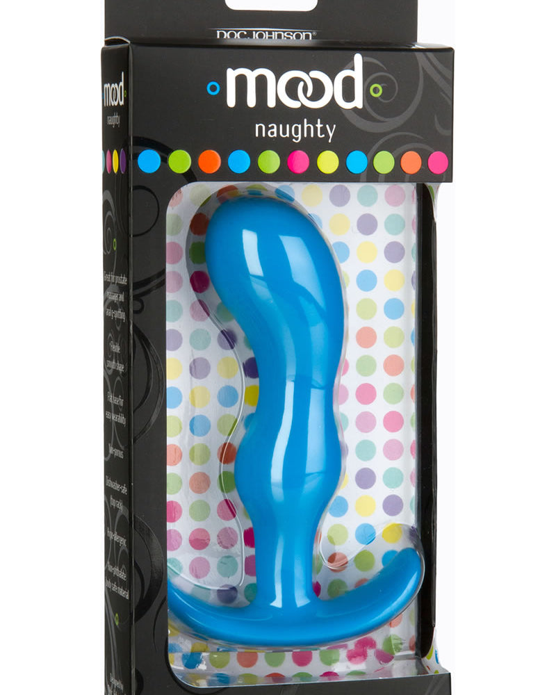 Mood Naughty 2 Silicone Anal Plug Large Blue