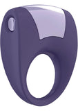 Ovo B8 Silicone Cock Ring Waterproof Lilac And Metallic Lilac