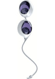 Ovo L1 Silicone Love Balls Waterproof White And Lilac